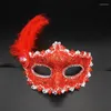 Masques de fête Masque de mascarade sexy pour femmes Dentelle Eye Halloween Costume Fantaisie Robe Carnaval de Venise Fournitures de festival vénitien-