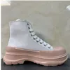 High-Top-Laufschuhe, Sneakers, Deck Tread, Slick-Boot, lässig, Segeltuchschuhe, Schnürschuhe, Gummisohlen, Plateau-Sneaker, Stiefel, Damen, Herren, Damen, Walking-Sneaker, Größe 35–45