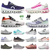 Authentique sur Cloud Chaussures de course Cloudmonster Acai Violet Jaune Cloudnova Argent Orange Blanc Rose Cloudvista Frost Mineral Hommes Femmes Baskets Baskets de tennis