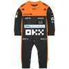 Macacões Racing Team Baby Romper Lando Norris 4 Oscar Piastri 81 Driver Boy Girl Kids Macacão Esporte Moda Born Escalada Terno 230925