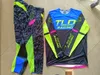 Andra kläder TLD Racing Motocross Gear Set Off Road Clothing Dirt Bike Set Flo Yellow Camo MX Suit X0926