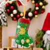 Bouteilles adorables en métal, boîte-cadeau de bas de noël, parfaite pour la décoration festive et le délicieux fil de rangement du déjeuner en verre