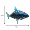 Elektrisk fjärrkontroll Flying Shark Aerial Uppblåsbar Flying Fish Wedding Toys Kids Toys Shark Manipulation