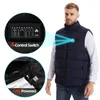 Gilet da uomo Gilet invernale riscaldato per uomo Donna Giacca elettrica Riscaldamento USB ricaricabile Riscaldamento Leggero abbigliamento da caccia 230925