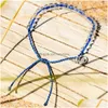 Perlenarmbandstränge Glaskristall Boho-Stil geflochtene Handaccessoires Schmuck Drop Delivery Armbänder Dhio0