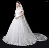 Bridal Veils Luxury Fashionable 5 Meters Long Cathedral Train Wedding Veil Brides With Comb