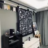 Tapestries Black Finger Tapestry Dormitory Room Living And White Decoration Simple Cool Hanging Cloth Background