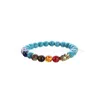 Cuentas Siete Chakra Cabeza De Buda Pulsera Yoga Energía Curación Piedra Lapislázuli Ojo De Tigre Oro Antiguo Estiramiento De Lava Para Hombre Y Mujer Gota De Dhcto