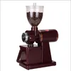 Xeoleo Electric Coffee Grinder 600N Coffee Mill Machine Coffee Bean Grinder Machine Flat Burrs研削客100W赤/黒