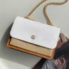 2024 New Chain Small Square White Old Flower Handbag sale 60% Off Store Online