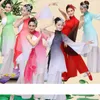 Stage Wear Rosso Tradizionale Cinese Danza Donna Uomo Costume Per Danza Popolare Abbigliamento Nazionale Donne Fan Costumi