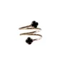 Designer Ring Four-Leaf Clover Luxury Top smycken Personlig roterande Lucky Four Leaf Grass Ring Ornament Van Clee Jewelry Gift Korean Version Enkel färgring