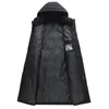 Мужские пуховые парки, модные зимние куртки, мужские утолщенные теплые белые утиные куртки с капюшоном, черно-белая куртка-пуховик, пальто высокого качества 230925