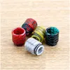 Accessoires Snakeskin 810 Drip Tips Snake Wide Bore Sigarettenhouder Tfv8 Tfv12 Moutiece voor draad Tfv 8 12 Big Baby Sub Ohm Rook Otfdl