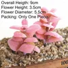 Decorative Flowers Christmas Halloween Year Home Balcony Bedroom Decor Fake Plants Desktop Mini Bonsai Red Pink Artificial Succulents