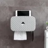New Waterproof Wall Mount Toilet Paper Holder Shelf For Toilet Paper Tray Roll Towel Holder Tissue Box Storage Box Tray210D