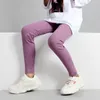 Pantaloni Ragazze Leggings Autunno Moda Elastico Colore Caramella Pantaloni per bambini Per 6 8 10 12 14 Anni Solido 230925