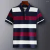 Polo da uomo Camicia da uomo T-shirt semplice trendy casual estiva Top slim fit per appuntamenti