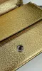 Bolso de diseñador Bolso Dionysus Colección Dionysus Mini bolso de hombro con cadena para mujer Cuero dorado con cristal Bolso con cierre de cabeza de tigre doble 18 cm x 12 cm x 6 cm