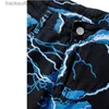 Men's Jeans Style Lightning Print Tie Dye Men Straight Y2K Jeans Trousers New Hip Hop Vintage Japanese Women Denim Pants Ropa Hombre L230926