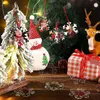 Sleutelhangers 30 stks/set Acryl Kerst Ornament Lege Sneeuwvlok Vorm Boom Hangende Decoraties Voor Kerstmis DIY Craft