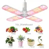 Grow Lights Fan Style LED LAMPAGGIO Piegabile pieghevole Spectrum Full Spectrum Lampada di crescita di crescita per interni Piante idroponiche per giardino serra IN INDIETRO YQ230926