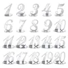 Party Supplies Table Numbers Wedding Acrylic For Stands (Silver)