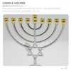 Candle Holders Cone Stand Party Candlestick Home House Herba Light Tabletop Ornament Pentacle Design Metal Dinner Decor