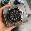 2022 Automatisk Mechanical Watch Movement Blue Ceramic Bezel Dial Diver's 300m 007 James Men's Watch Marine Rostless Ste2056