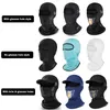 Hełmy rowerowe na zachód Kolk chłodny czapkę Summer Antiuv Full Face Cover Motorcycle Balaklava Ice Silk Oddychający maska ​​rowerowa czapki 231023