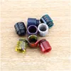 Accessoires Snakeskin 810 Drip Tips Snake Wide Bore Sigarettenhouder Tfv8 Tfv12 Moutiece voor draad Tfv 8 12 Big Baby Sub Ohm Rook Otfdl