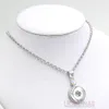 Tutta la collana con bottoni a pressione in cristallo AB Collana con pendenti a scatto intercambiabili Misura 18mm Bottoni a pressione Gioielli fai da te Bijoux Collier281P