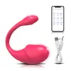 Vibratoren Drahtloses Bluetooth-Vibrationsei mit App G-Punkt-Sprung-Stimulator Sexspielzeug für weibliche Erwachsene Vibrator Frauen Sexy Dildo 230925