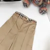 designer khaki pants for girl and boy Size 100-160 CM baby Wide leg pants fashion Kids trousers Sep25