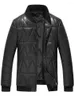 Мужской меховой кожаный пуховик, мужское зимнее пальто с бейсбольным воротником, высокое качество, теплая мода, красивый приталенный крой, экологическая безопасность