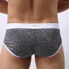 Cuecas masculinas de cintura baixa sexy triângulo calças briefs roupa interior grande bolsa u convexo tronco calcinha gay deslizamentos lingerie cueca calzoncillos