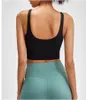 Soutien-gorge de sport à dos en U profond pour femmes, résistant aux chocs, débardeur de Yoga haute résistance, gilet amovible