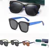 Womens Mens Summer Sunglass Bee Pattern Fashion Color Matching with Metal Letters Sunglasses 1 Set Package 5 Styles Optional300c