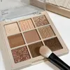 Eye Shadow 9 Color Palette Glitter Pearly Eyeshadow Nude Long Lasting Korean Charming Eyes Make Up Cosmetics 230926