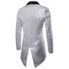 Singers Jacket Fashion Club Suit Jacket Fit Charm One Costume Party Tuxedo Men's Slim Stage Suit Sequins Button Blazer New