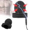 Masturbators Therapy Penis Massage Electric Shock Sex Toys For Men Adult Products Glans Trainer Fördröjning Training Electro Stimulator 230925