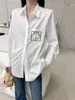 Damesblouses Overhemden Designer Nieuwe overhemdstijl, Koreaanse versie, trendy en buitenlandse stijl, nieuw voor het seizoen 6GPN