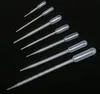 Perfume Bottle Plastic Test Tubes Liquid Drop Eye Droppers Pasteur Pipette For Perfume Scent Essential Oil Sample ZZ