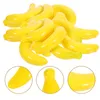 Party Decoration 20 PCS Decor Simulation Banana Artificial Fruit Model Accessories Creative Lifelike Fruits Foam Fake Models