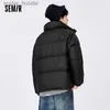 Men's Down Parkas Semir Down Jacket Men 2022 Winter New Fashion Waterproof Light Warm Clothes Comfortable Stand Collar Thick Bread Jacket L230926