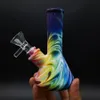 4,7 inch onbreekbare siliconen bong rookpijp waterpijp waterpijp bong bubbler