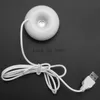 Humidifiers AD-4X White Donut Humidifier USB Office Desktop Mini Humidifier Portable Creative Air Purifier White YQ230926