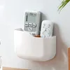 Hooks Wall-Mounted Storage Box Plastic Remote Control Case Air Conditioning Phone Charging Holder