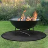 Teppiche unter der Grillmatte, Glasfaser-Feuerstellen-Pad-Matten für Outdoor-Deck-Schutz, BBQ-Hitze