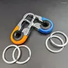 Sleutelhangers Legering Taille Hangende Sleutelhanger Mannen Auto Ring Mode-sieraden Outdoor Reizen Sleutelhanger Hanger Vrouwen Persoonlijkheid Sleutelring